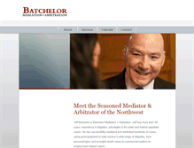 Tablet Screenshot of batcheloradr.com